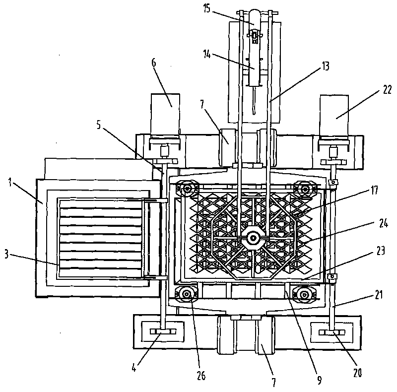 Equipment capable of industrially implementing entire dismantlement of waste and old circuit board component