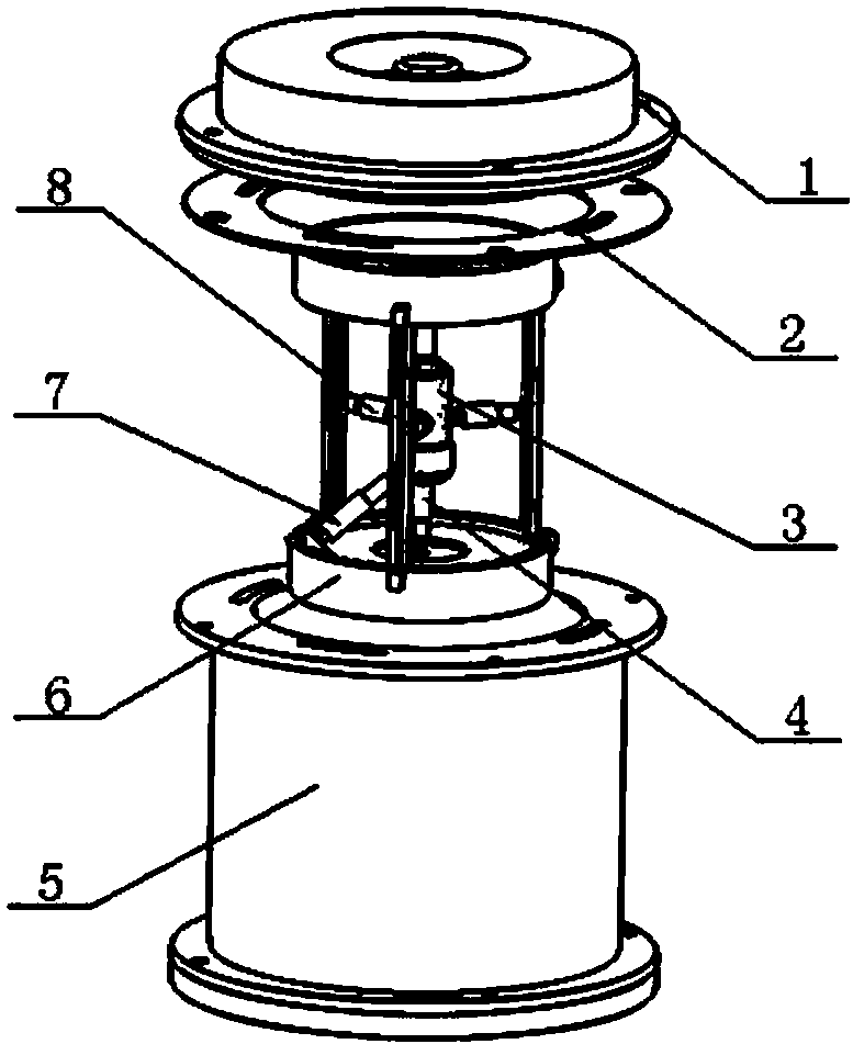 Droplet spring vibration isolation device and vibration isolation method thereof