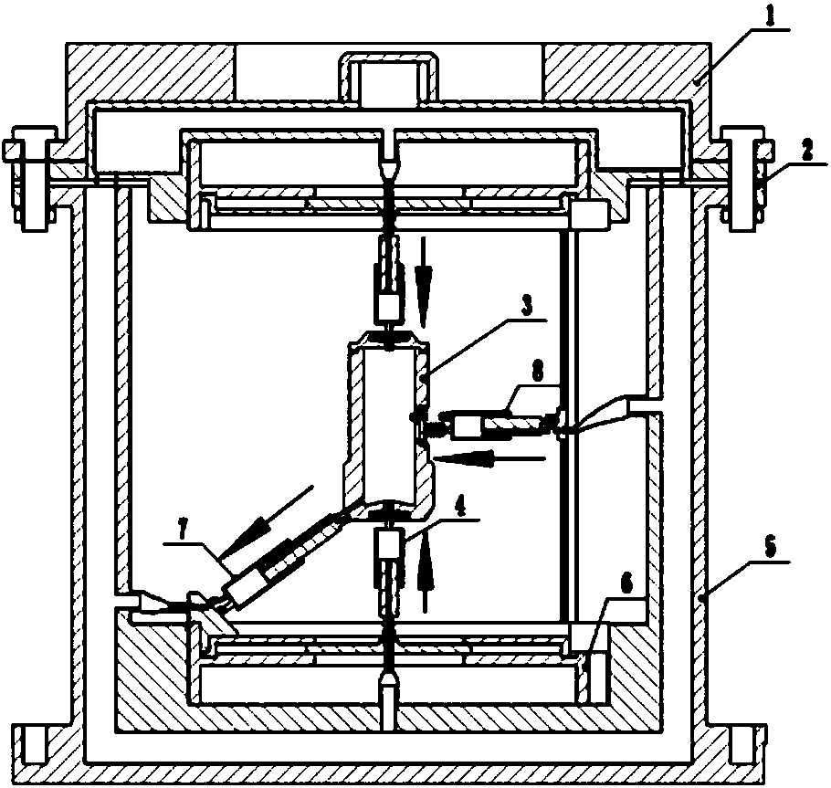 Droplet spring vibration isolation device and vibration isolation method thereof