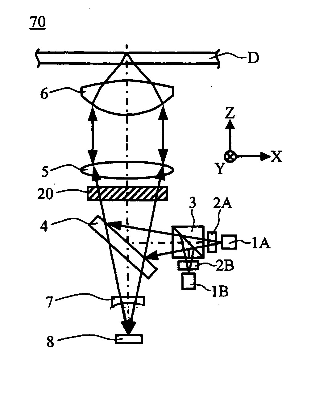 Liquid crystal lens element and optical head device