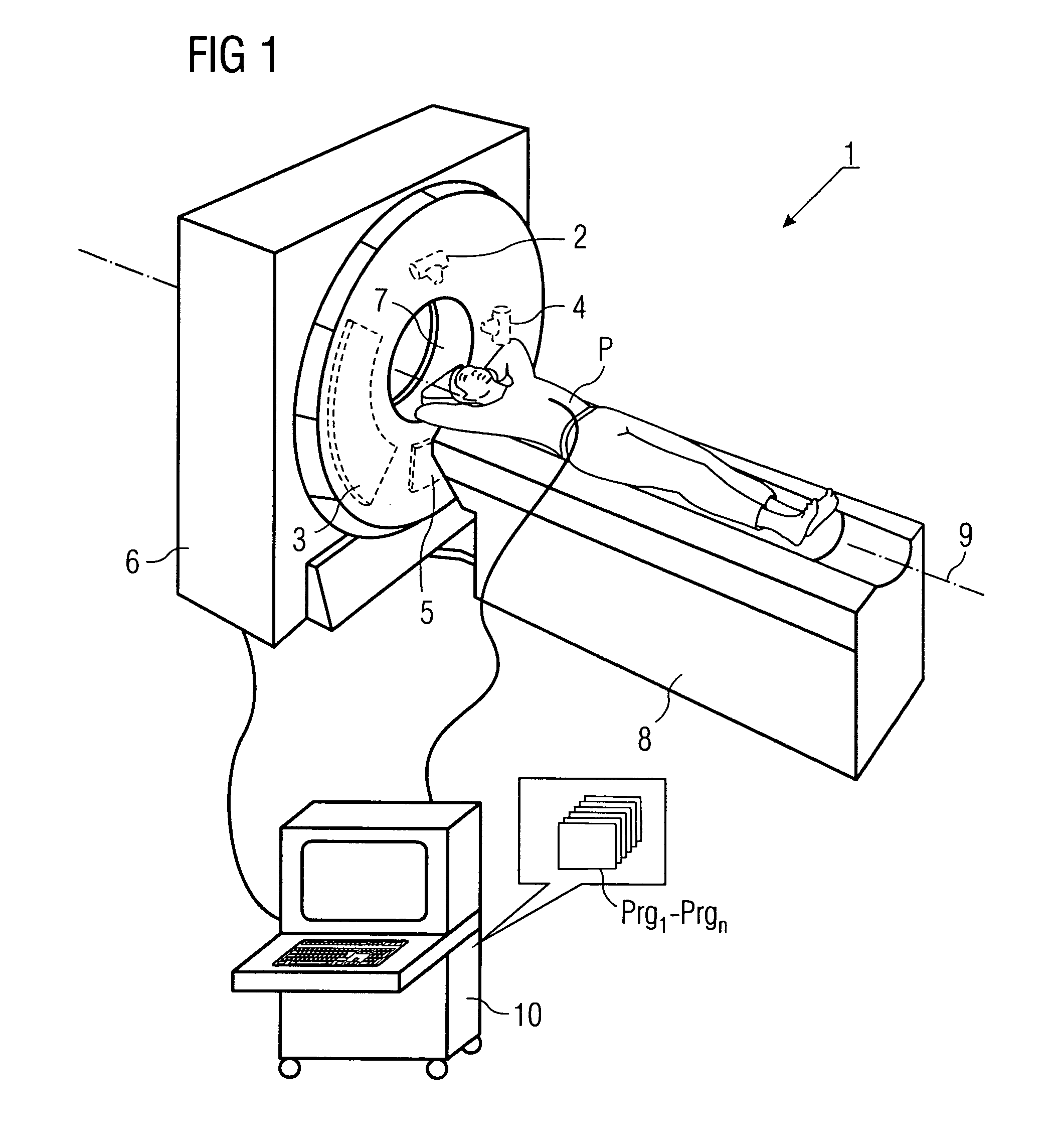 Method for production of tomographic section images of a periodically moving object with a number of focus detector combinations