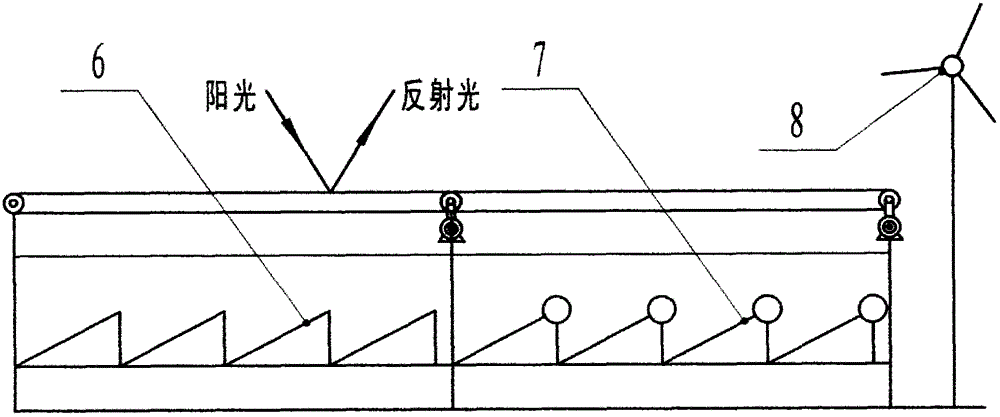 Cold island effect device