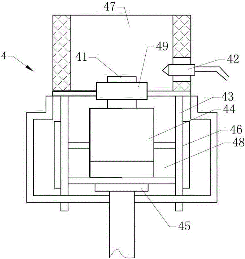 Melting furnace for byproduct industrial salt treatment and treatment method