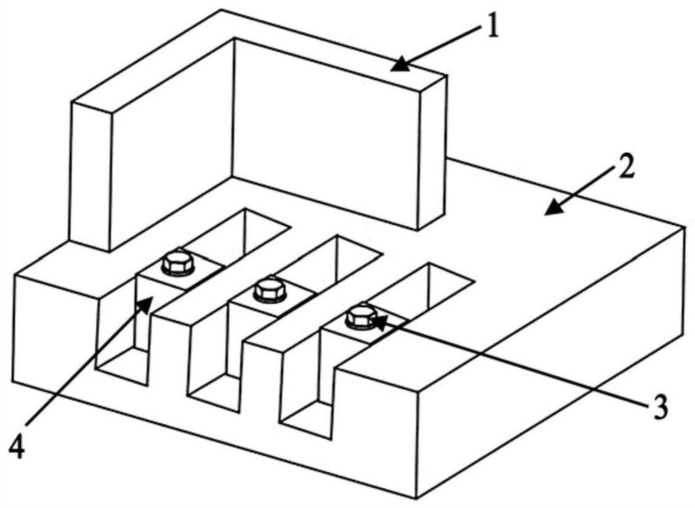 Cast isometric crystal high-temperature alloy turbine rotor blade tip repairing method and tool