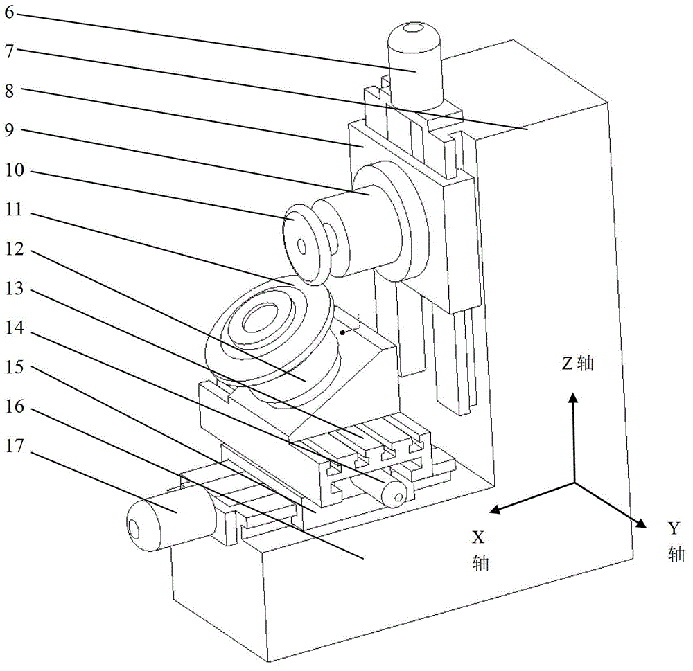 Numerical control tool grinder used for grinding of disc milling cutter blade