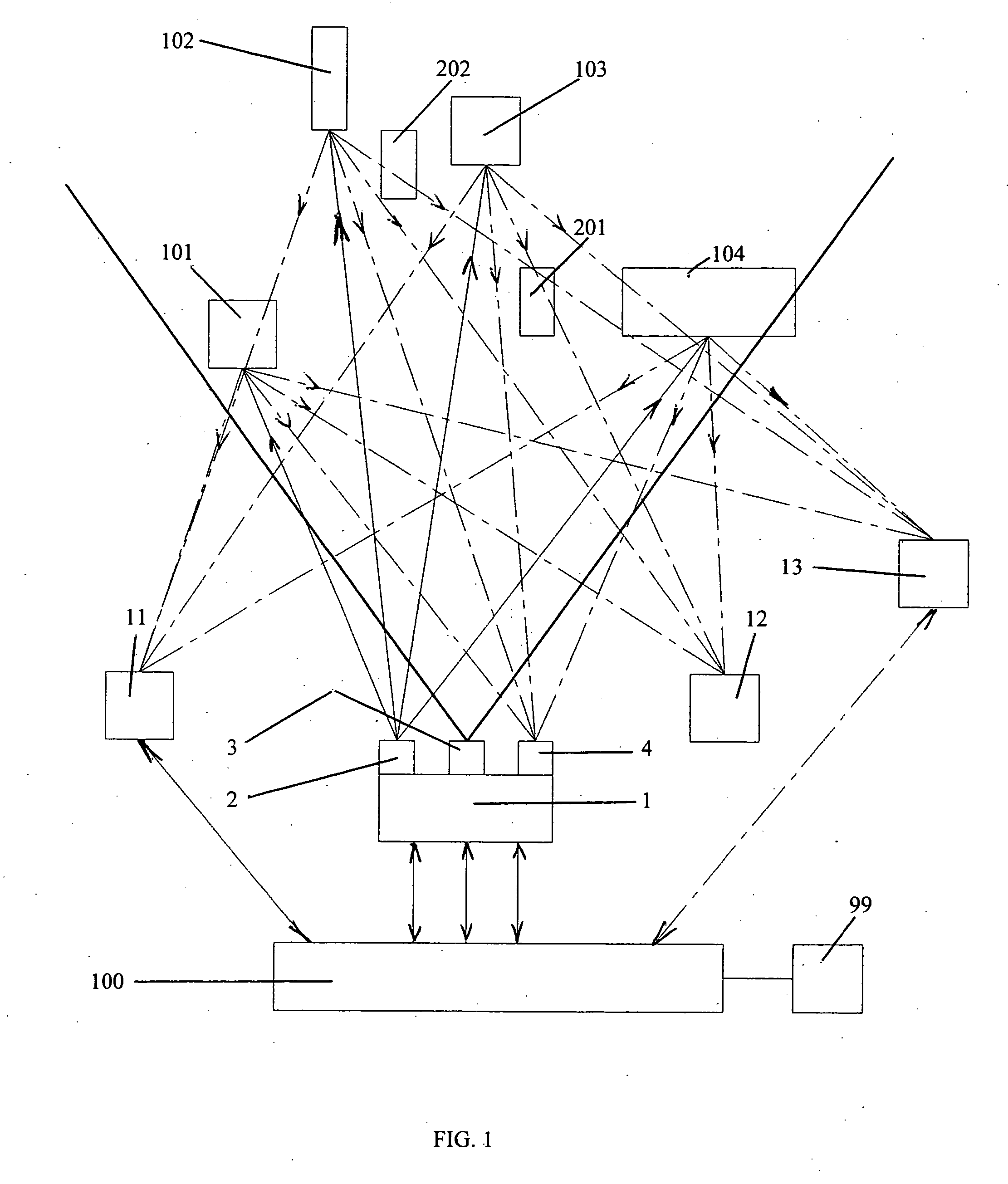 Computerized simultaneous laser marking and targeting system