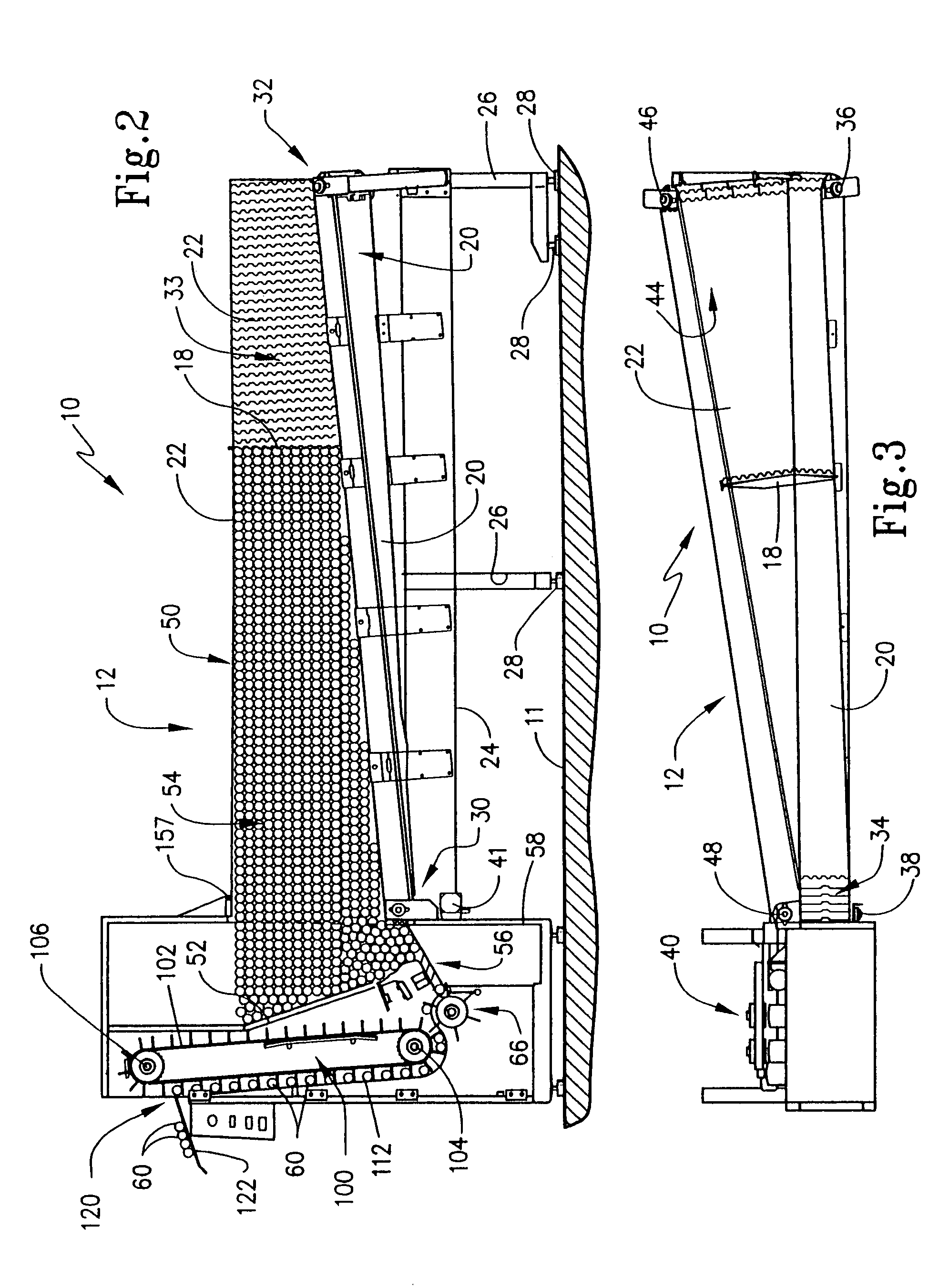 Container transport and organizing apparatus for use in manufacturing operations and method thereof