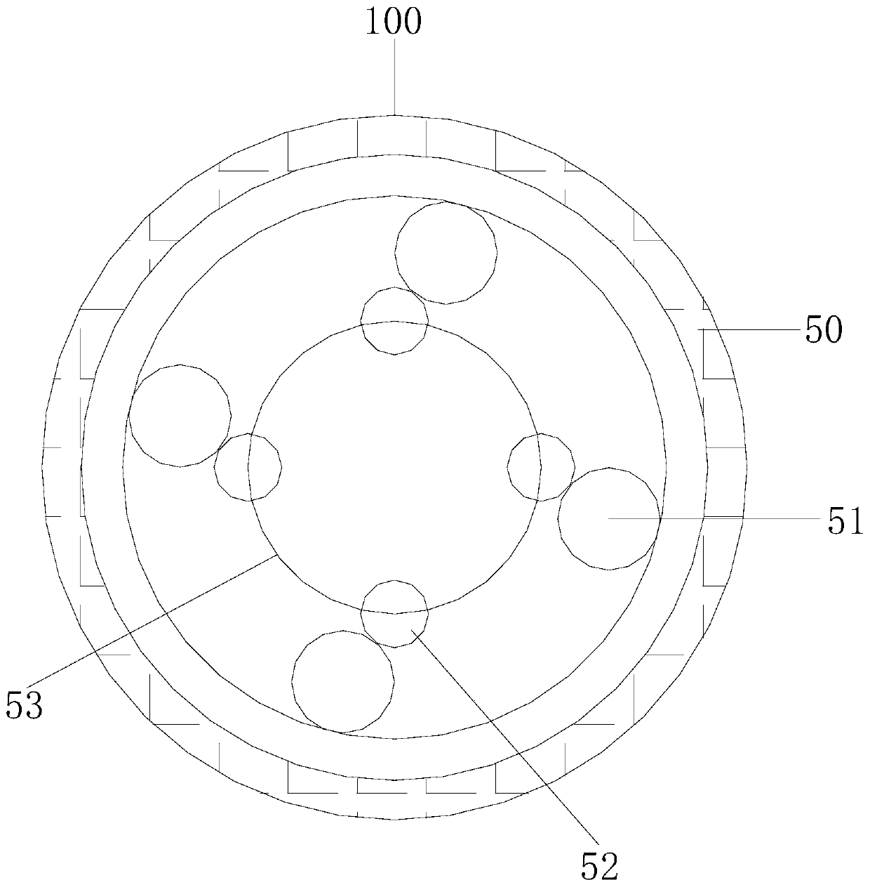 Energy-saving deodorizing sewage treatment-based sludge centrifuge capable of achieving comprehensive crushing of sludge