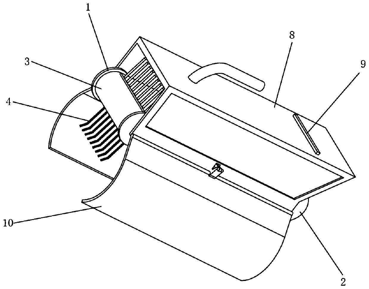 Camellia seed picking device