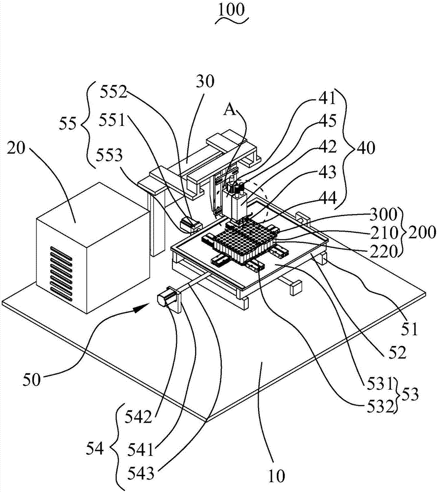 Welding device for battery module