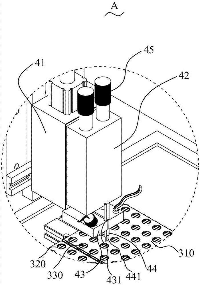 Welding device for battery module