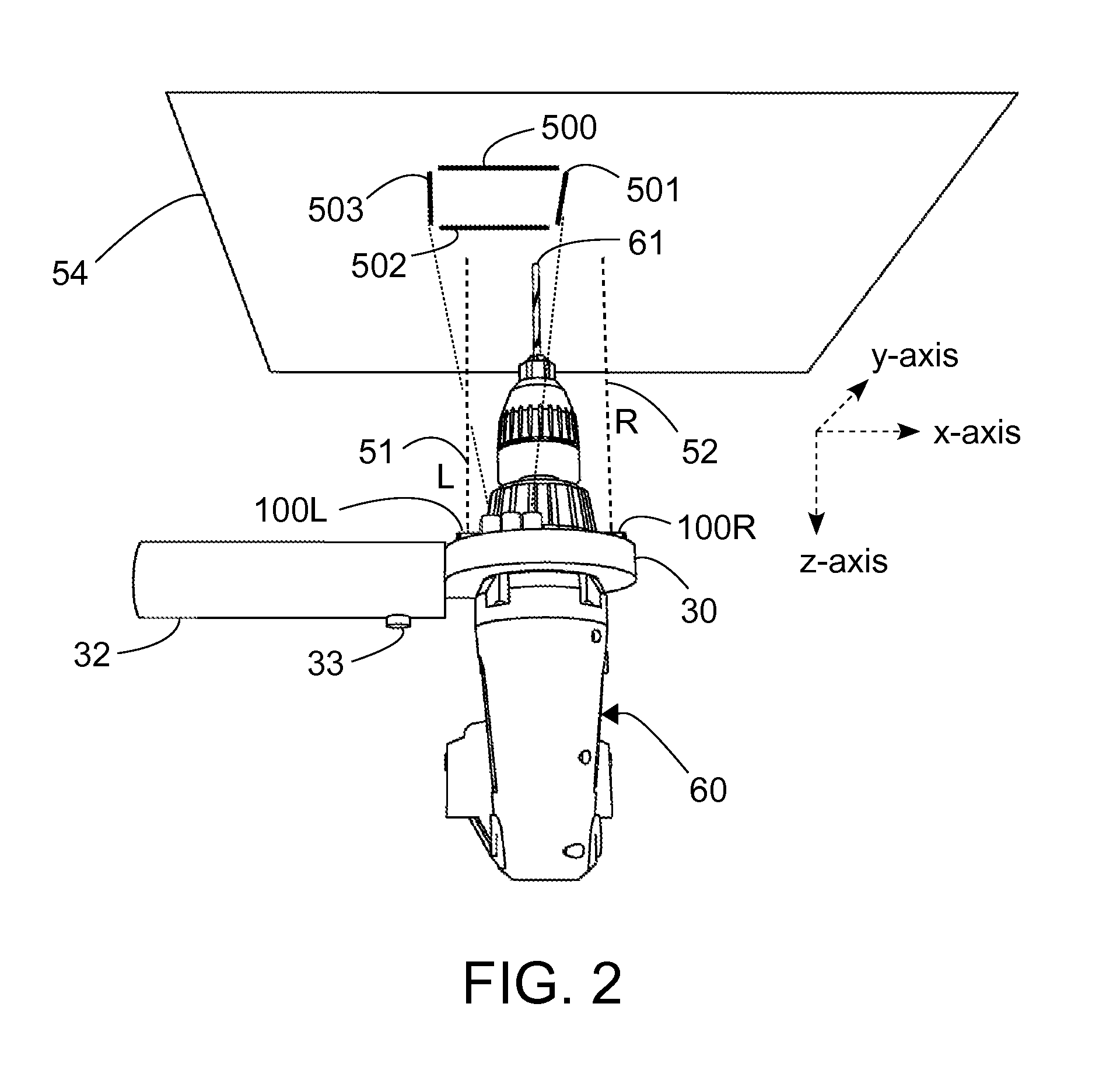 Electronic drill guide