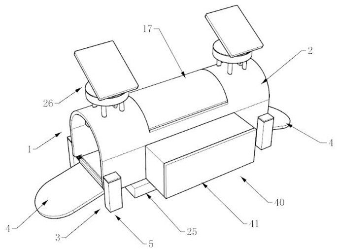 Bidirectional zokor lossless capture zokor body condition monitoring device