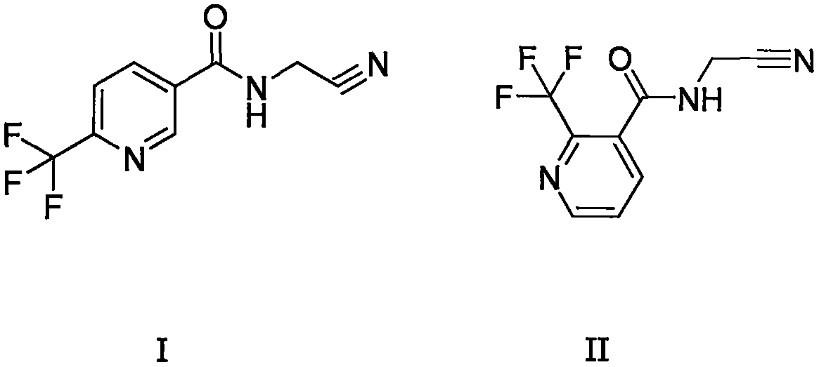 Trifluoromethylpicolinamide-containing compound and preparation method and application thereof