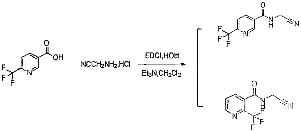 Trifluoromethylpicolinamide-containing compound and preparation method and application thereof