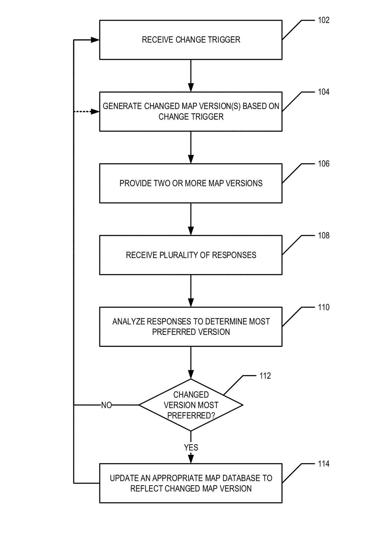 Iterative map learning based on vehicle on-board sensor data