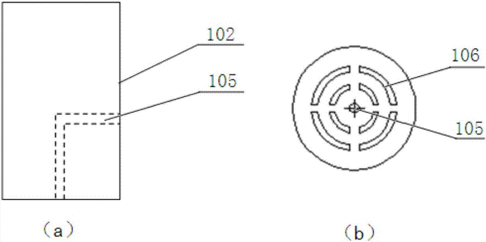 Measuring device and measuring method for rock high temperature compression coefficient and permeability