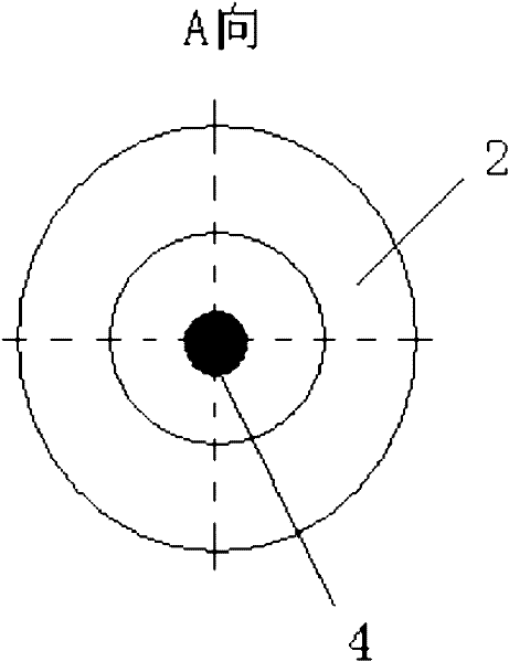 Graphite electrode for applying pulse current to continuously casting tundish