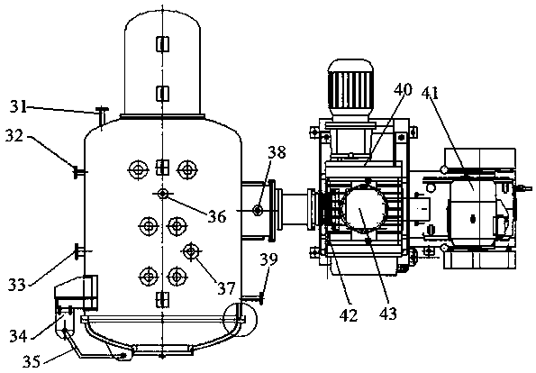 Vacuum sintering furnace for manufacturing self-lubricating work piece