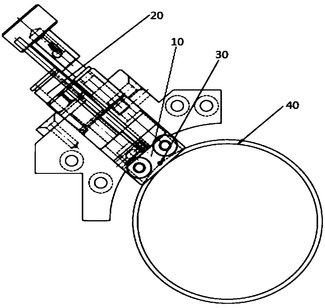 A gas protection device, a blade detection device and a dicing machine having the same