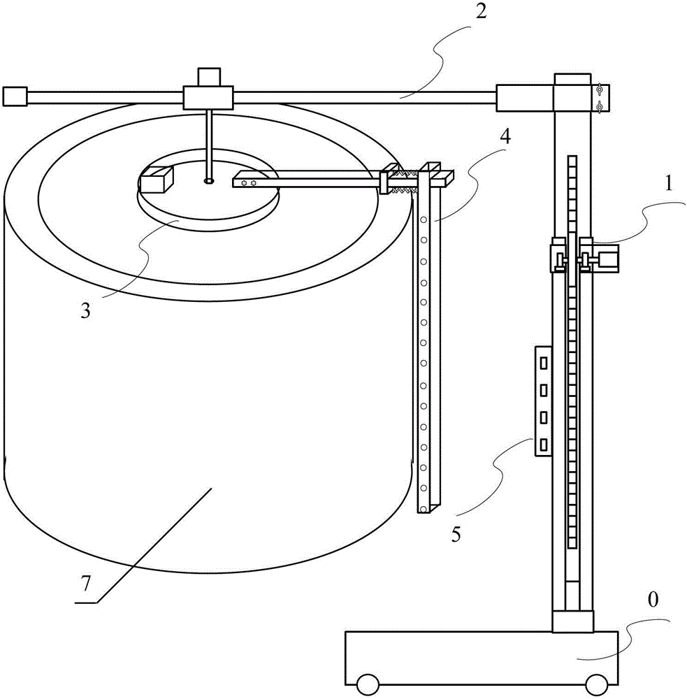 Magnetic memory scanning detection device for cylindrical ferromagnetic components