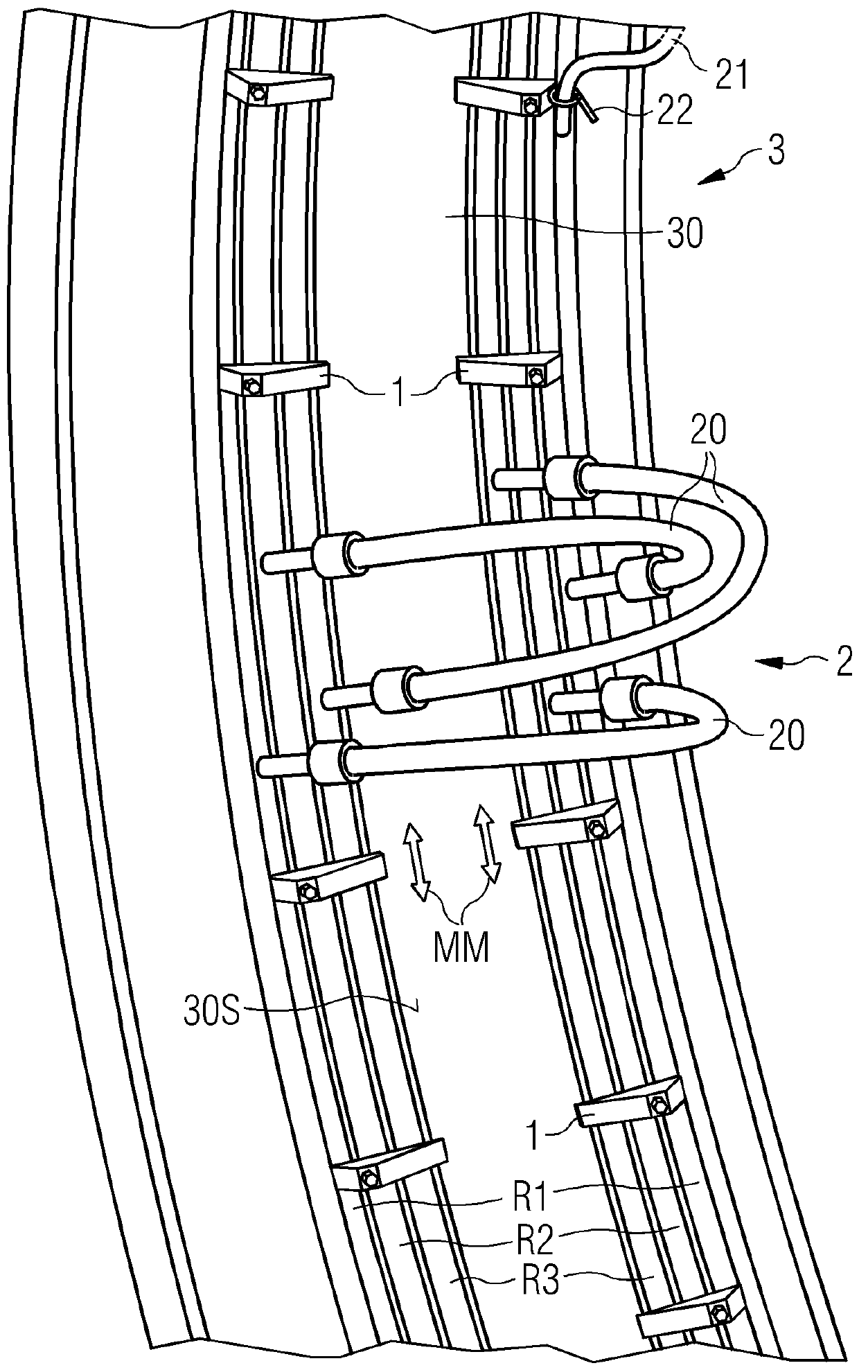 Cooling ring bracket