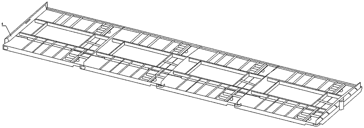 Airport luggage conveying rack