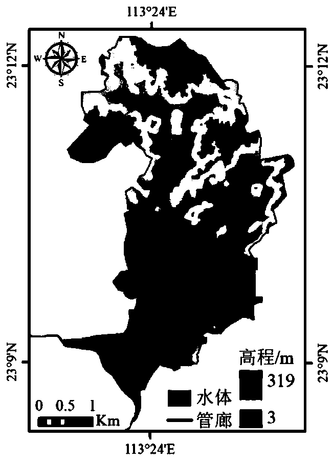 Sponge-type comprehensive pipe gallery hydrological effect evaluation method