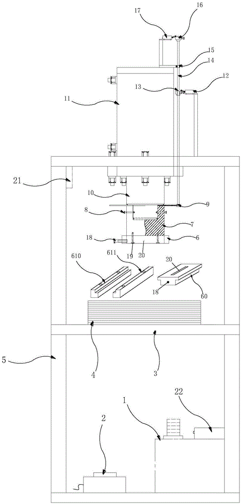 Steel seal processing device and steel seal box of steel seal processing device