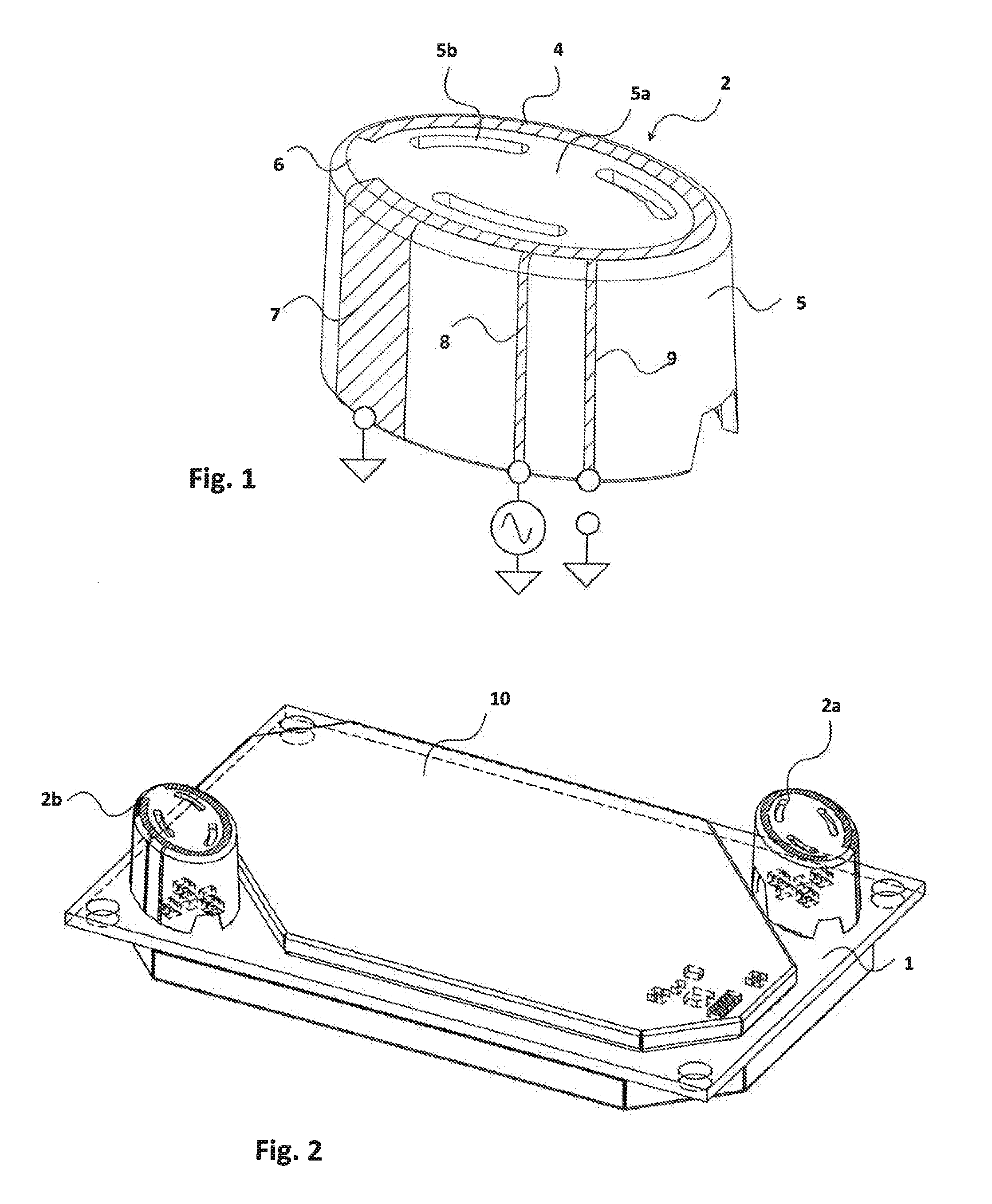 Dual role antenna assembly