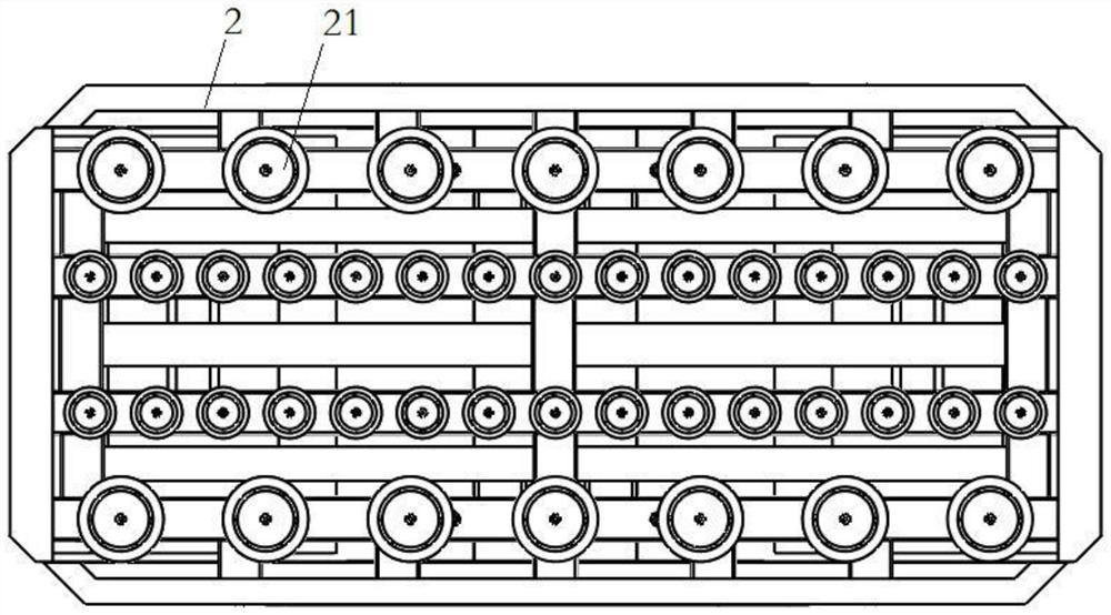 Visual positioning plate searching device and method for sorting large-size workpieces