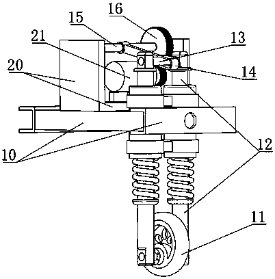 Power-driven power generation method for device assembled to running electric vehicle