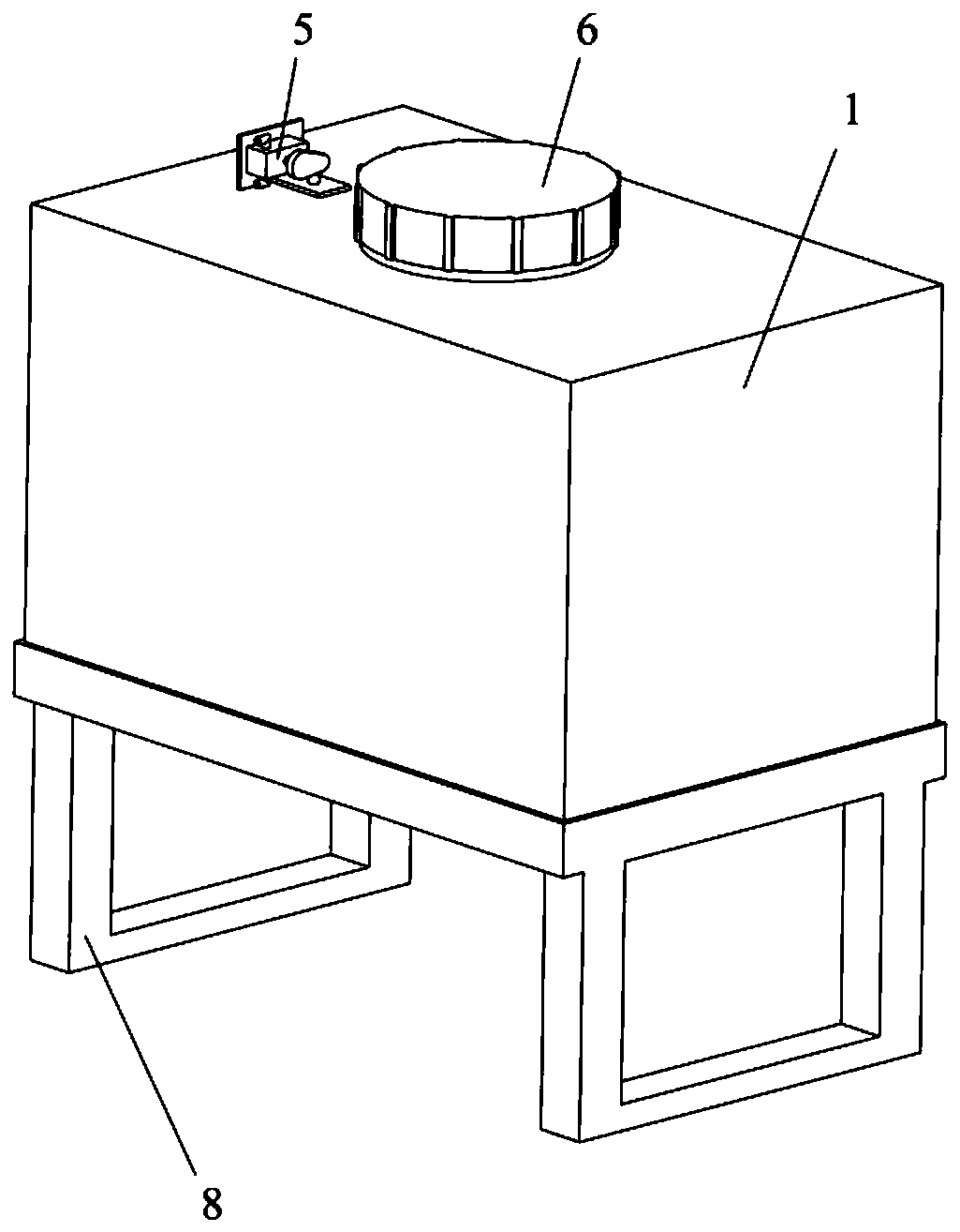 Latex storage device