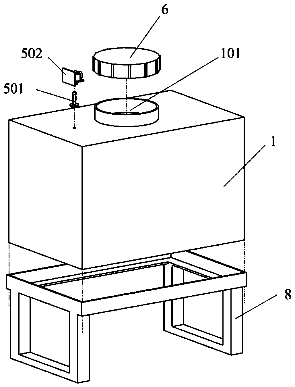 Latex storage device