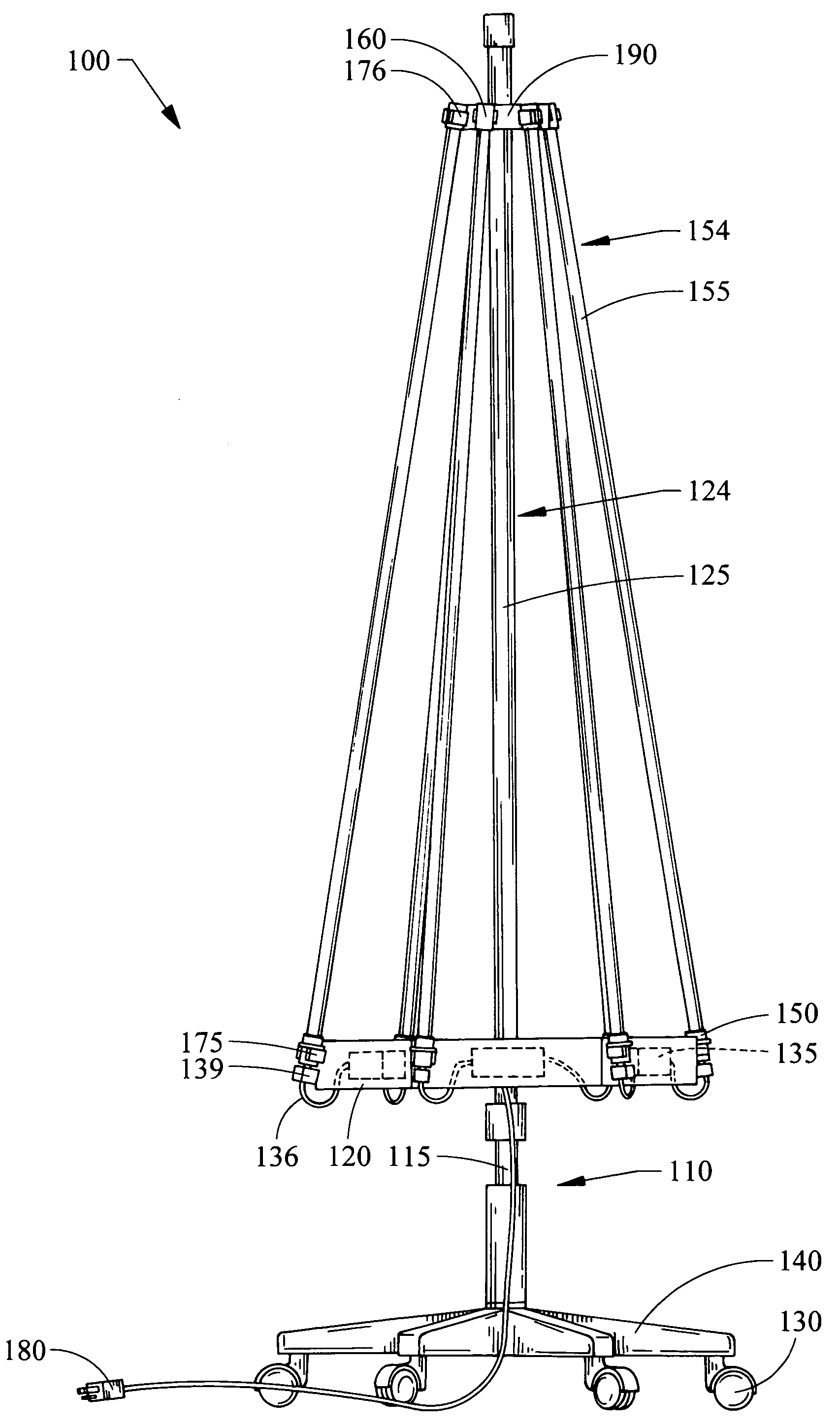 Mobile germicidal system