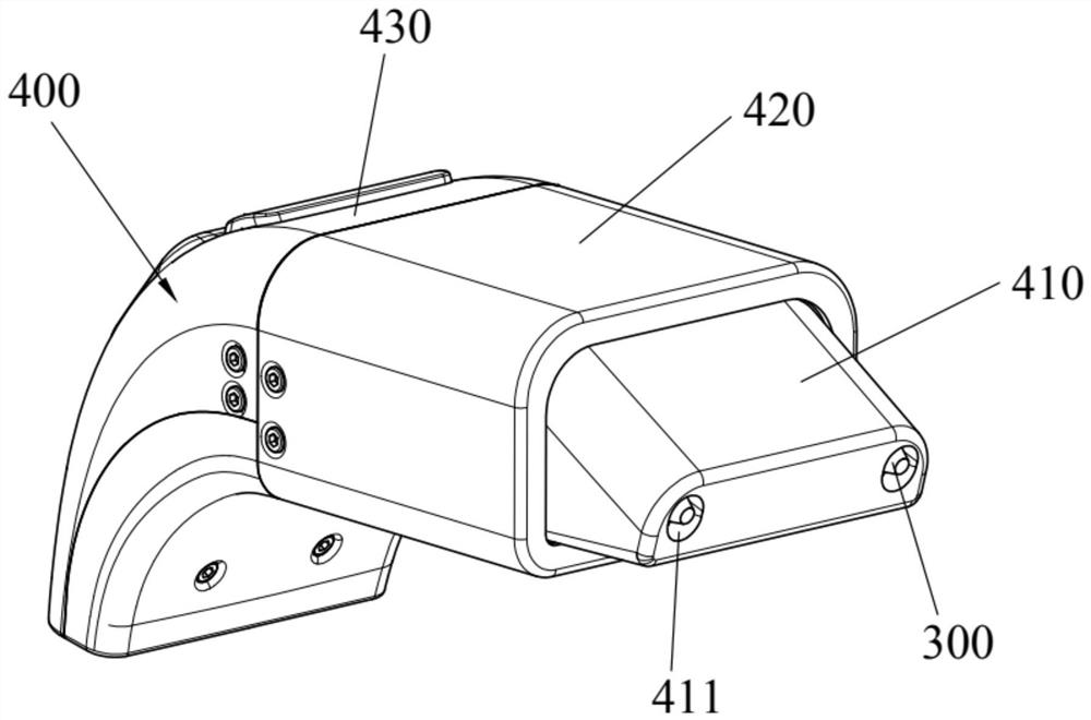 Electric bicycle parking pile and parking lock structure thereof