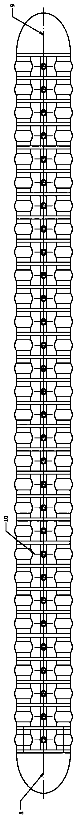 Eel-imitating robot based on electromagnetic artificial muscles and working method thereof