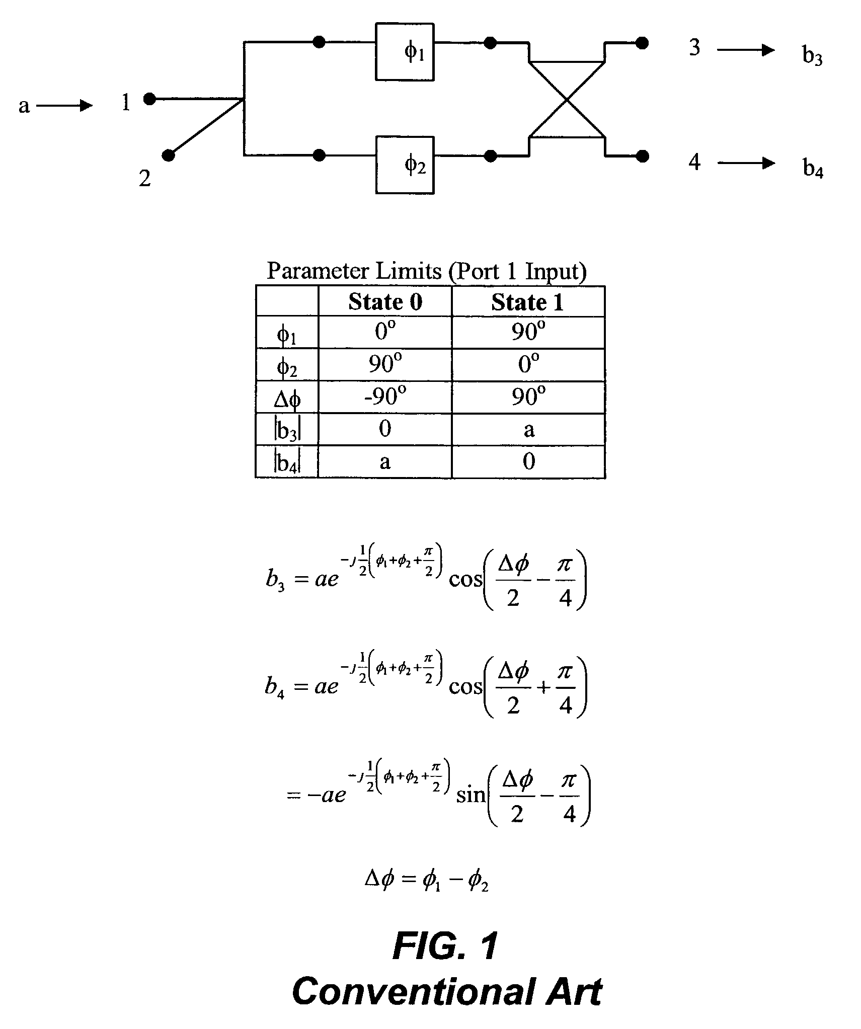 Variable power divider