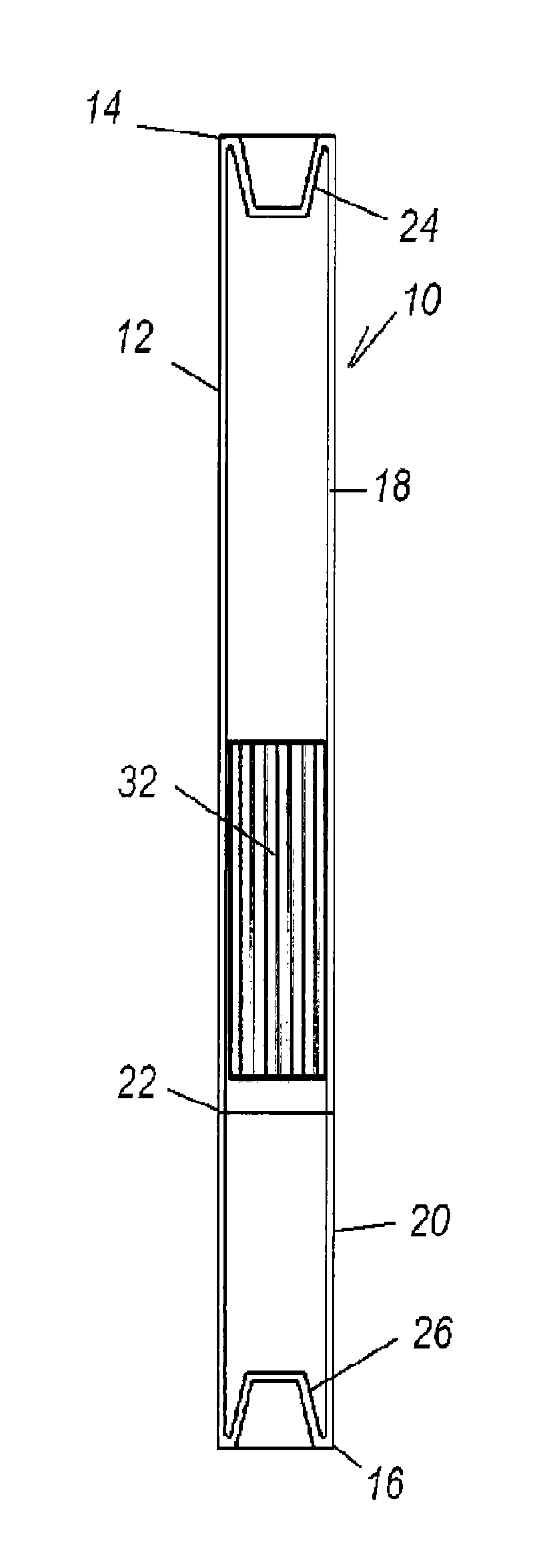 Nicotine inhaler and method of manufacture