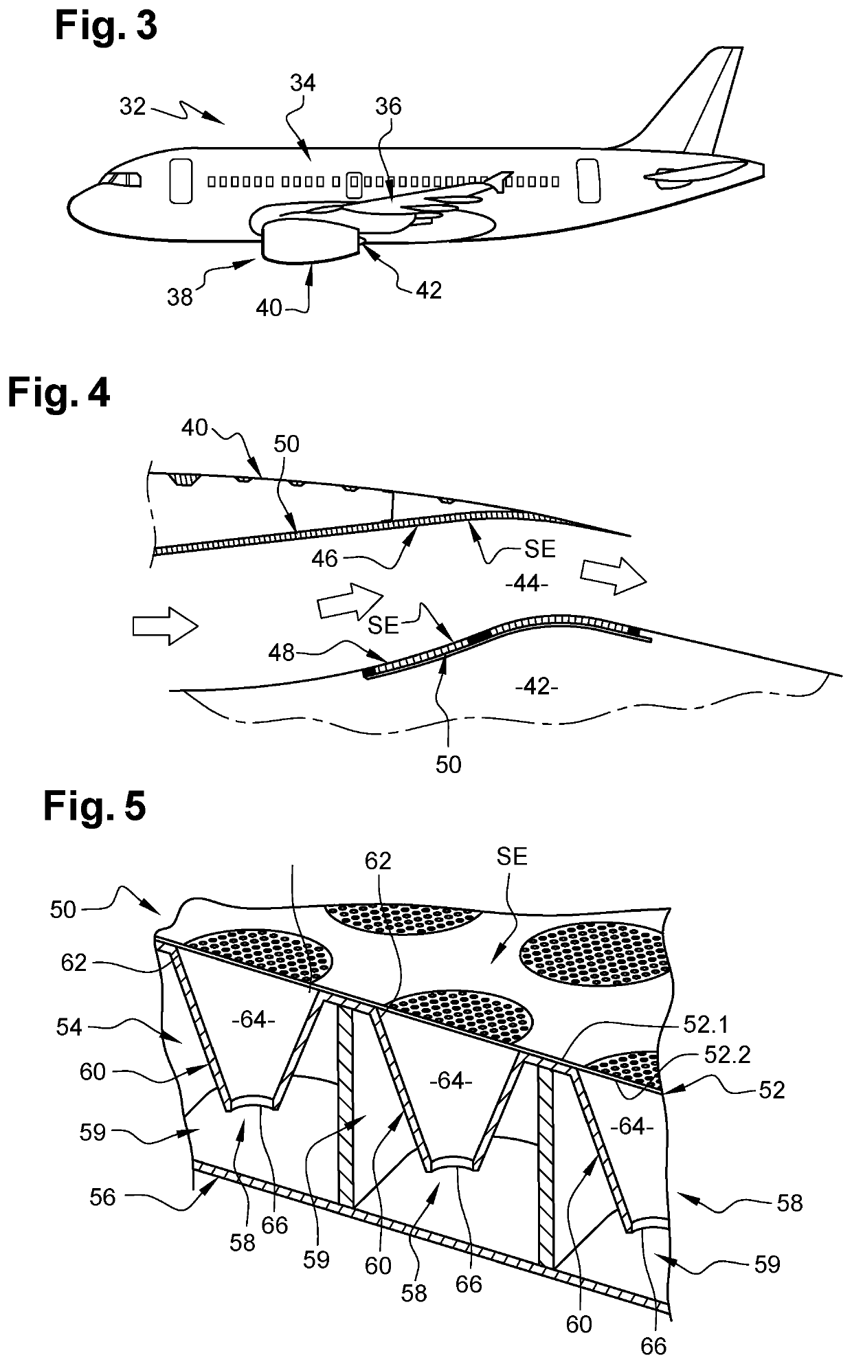 Method for producing an acoustic absorption structure comprising a skin forming a plurality of enclosures, acoustic absorption structure obtained according to said method and aircraft comprising said acoustic absorption structure