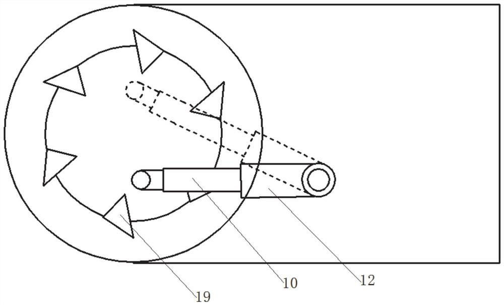 Periscopic detection system capable of facing milling cutters and working method