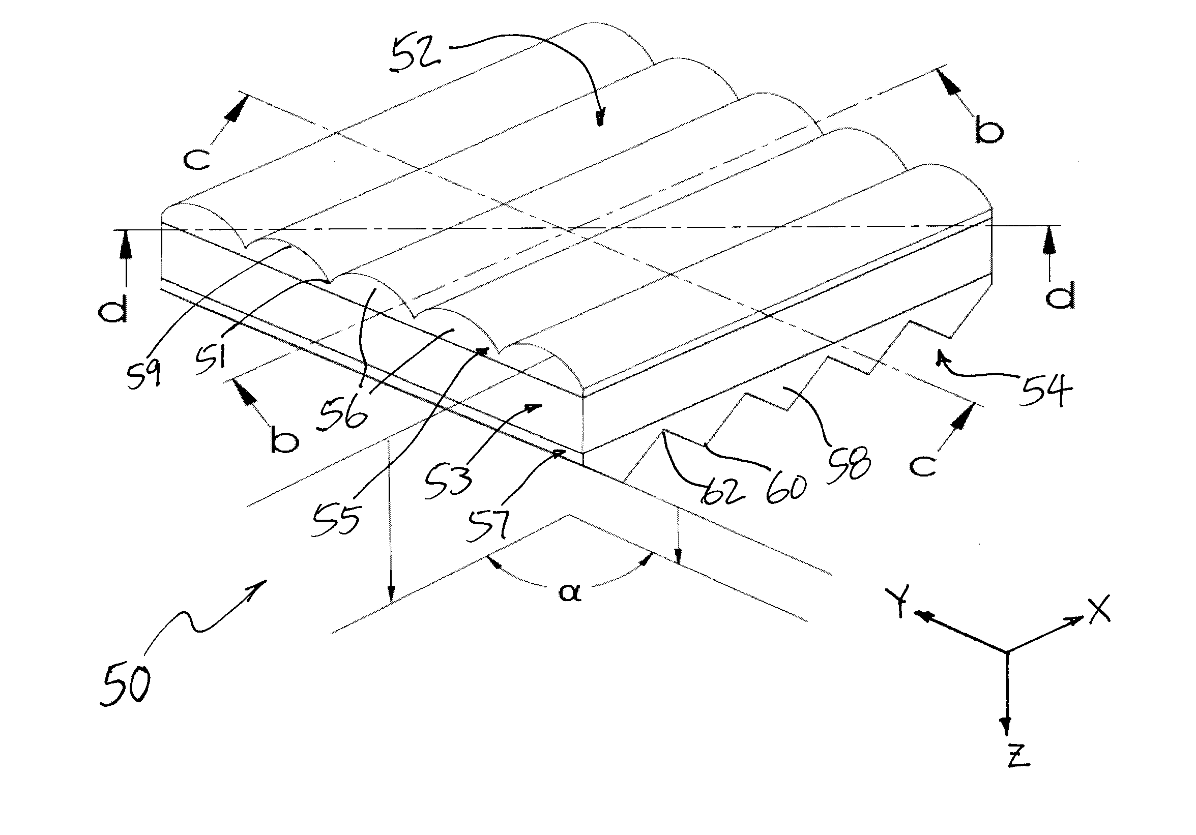 Optical substrates having light collimating and diffusion structures