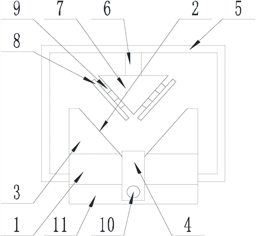 Technology method for improving angle cutting quality of equal angle steel