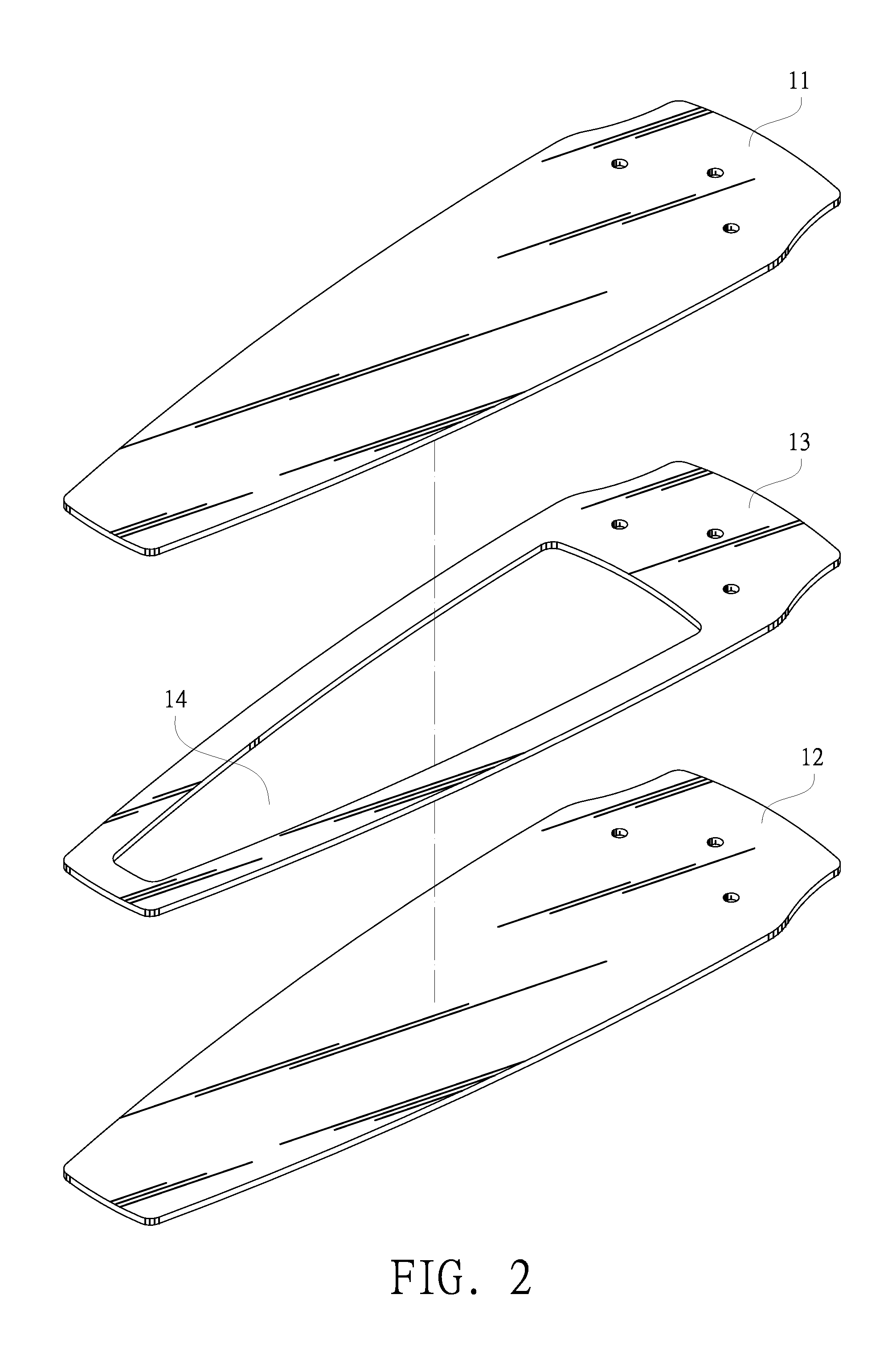 Ceiling fan vane structure