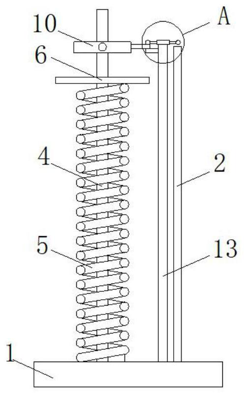 Quartz ring product thickness measuring device