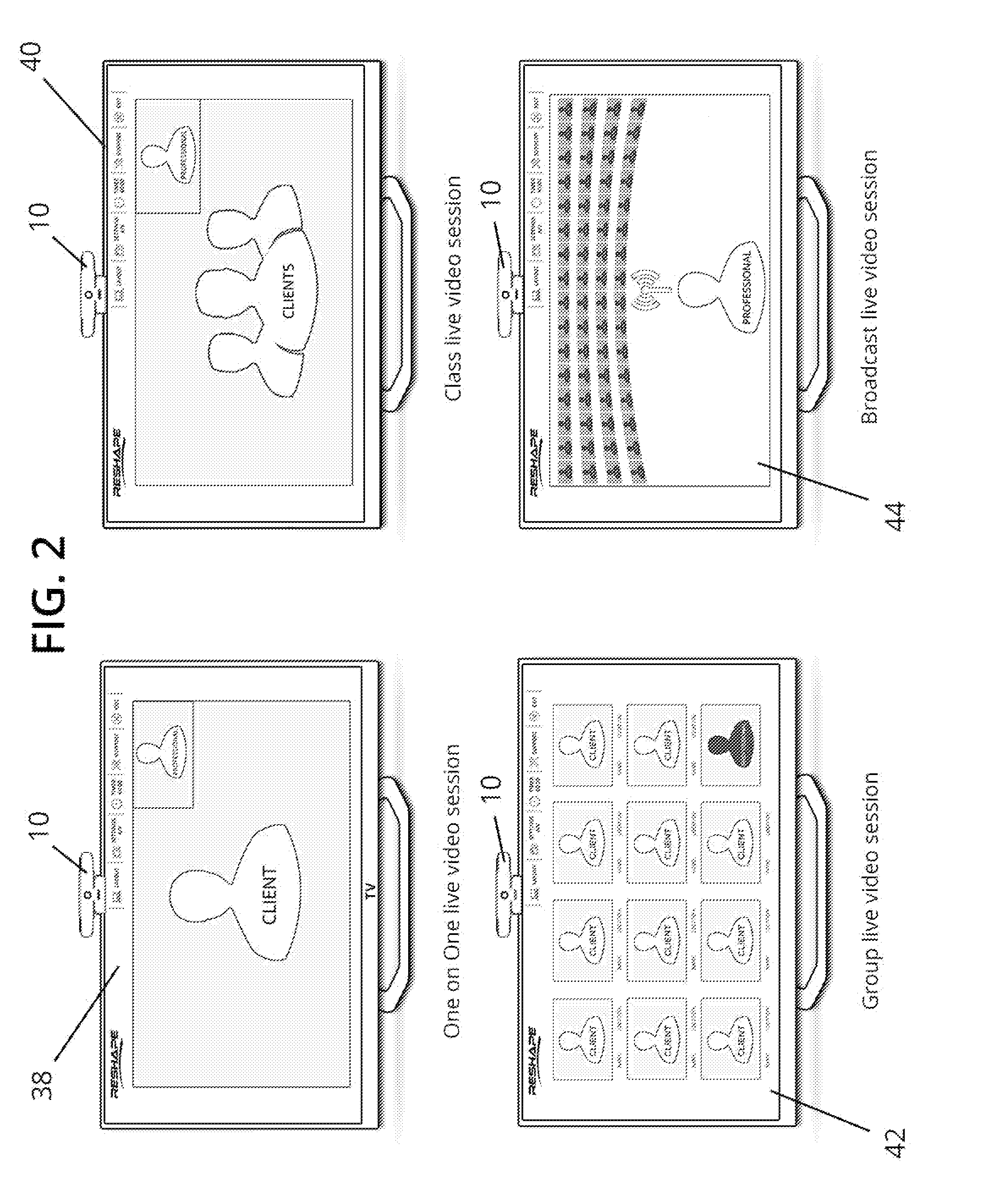 Interactive Two-Way Live Video Communication Platform and Systems and Methods Thereof