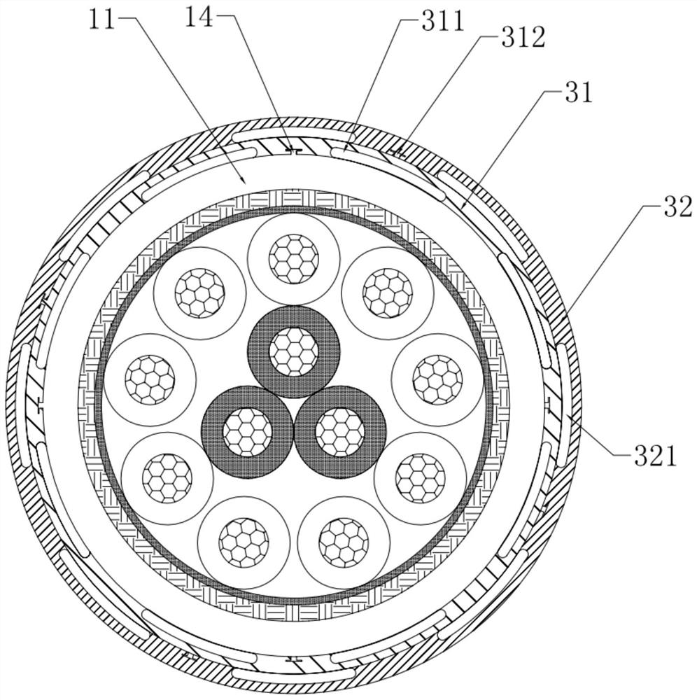 Cable applied to battery voltage sampling of new energy electric vehicle and production process thereof