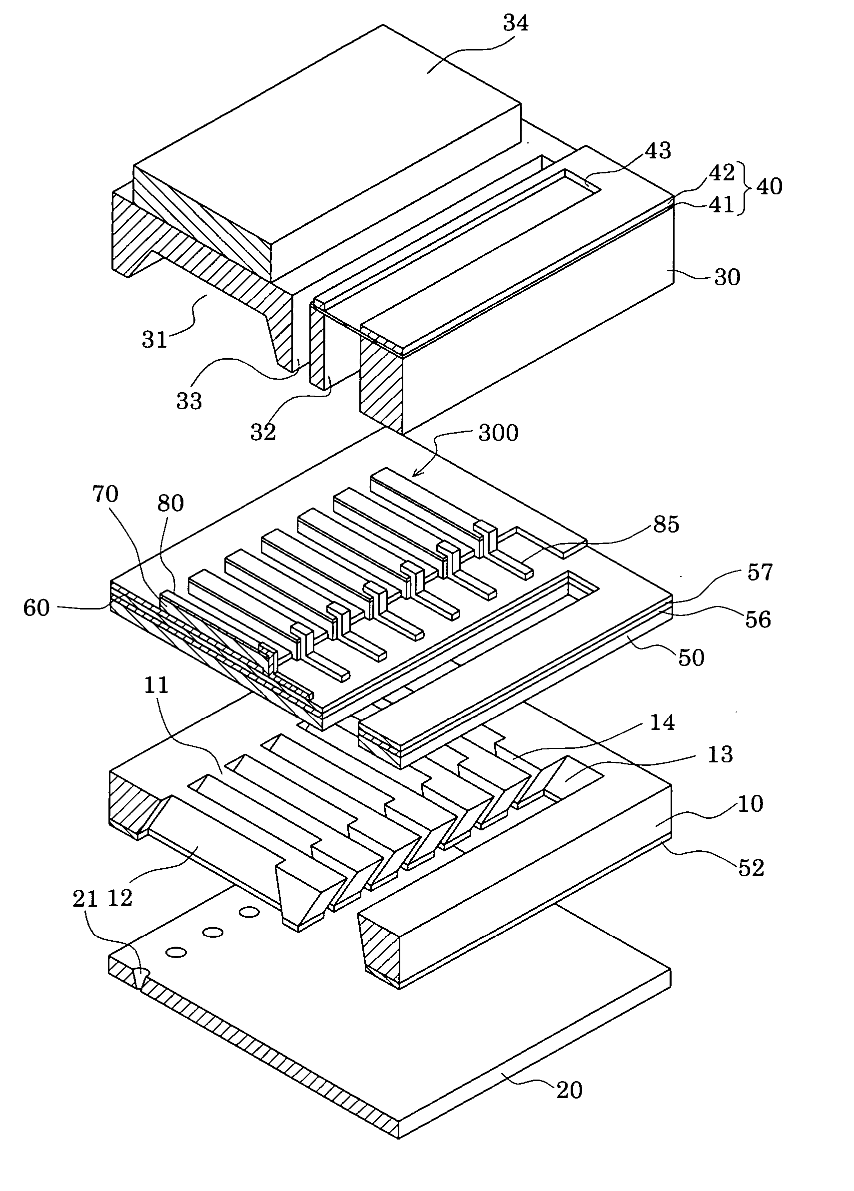 Actuator device, liquid-jet head and liquid-jet apparatus