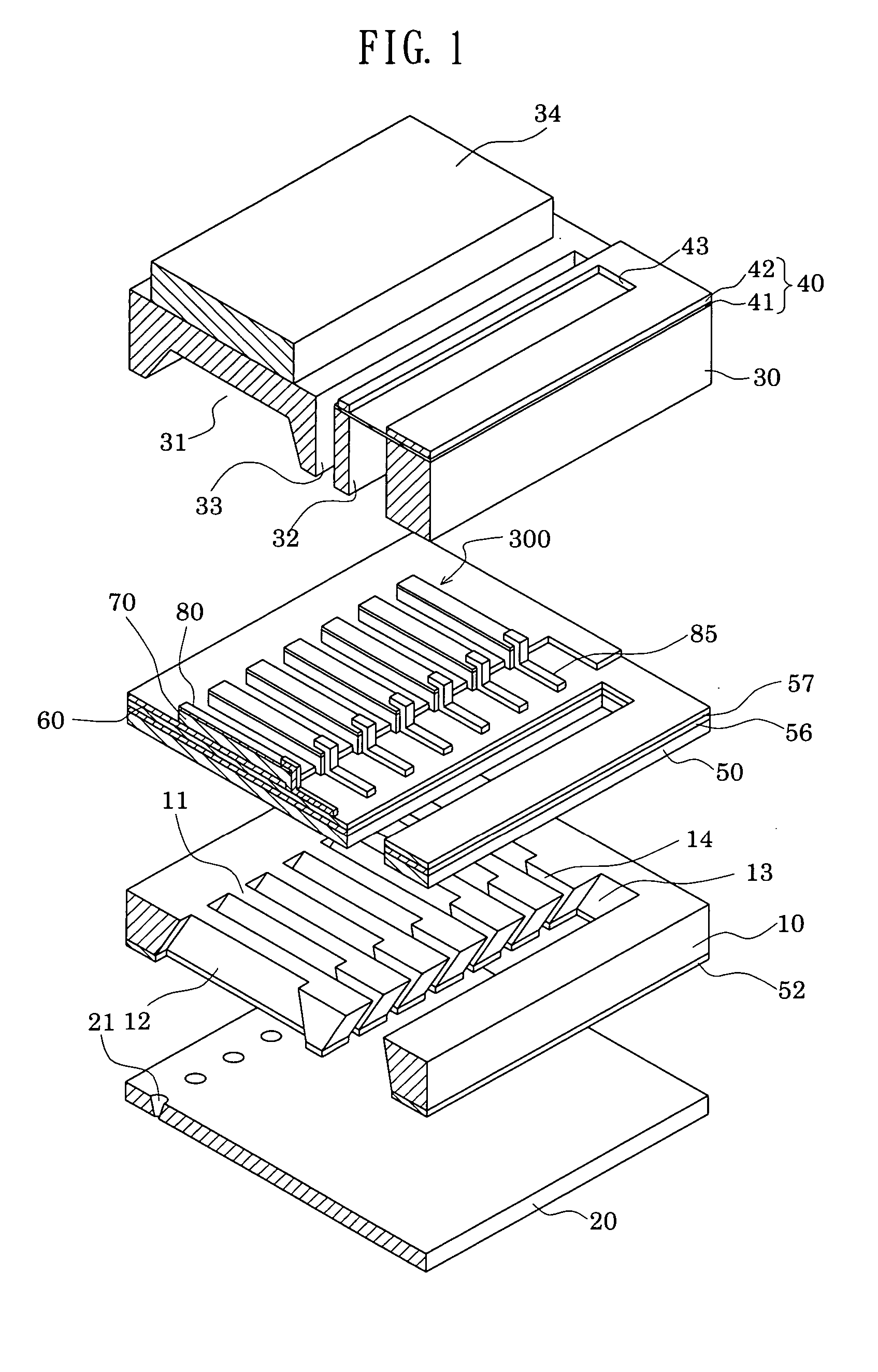 Actuator device, liquid-jet head and liquid-jet apparatus