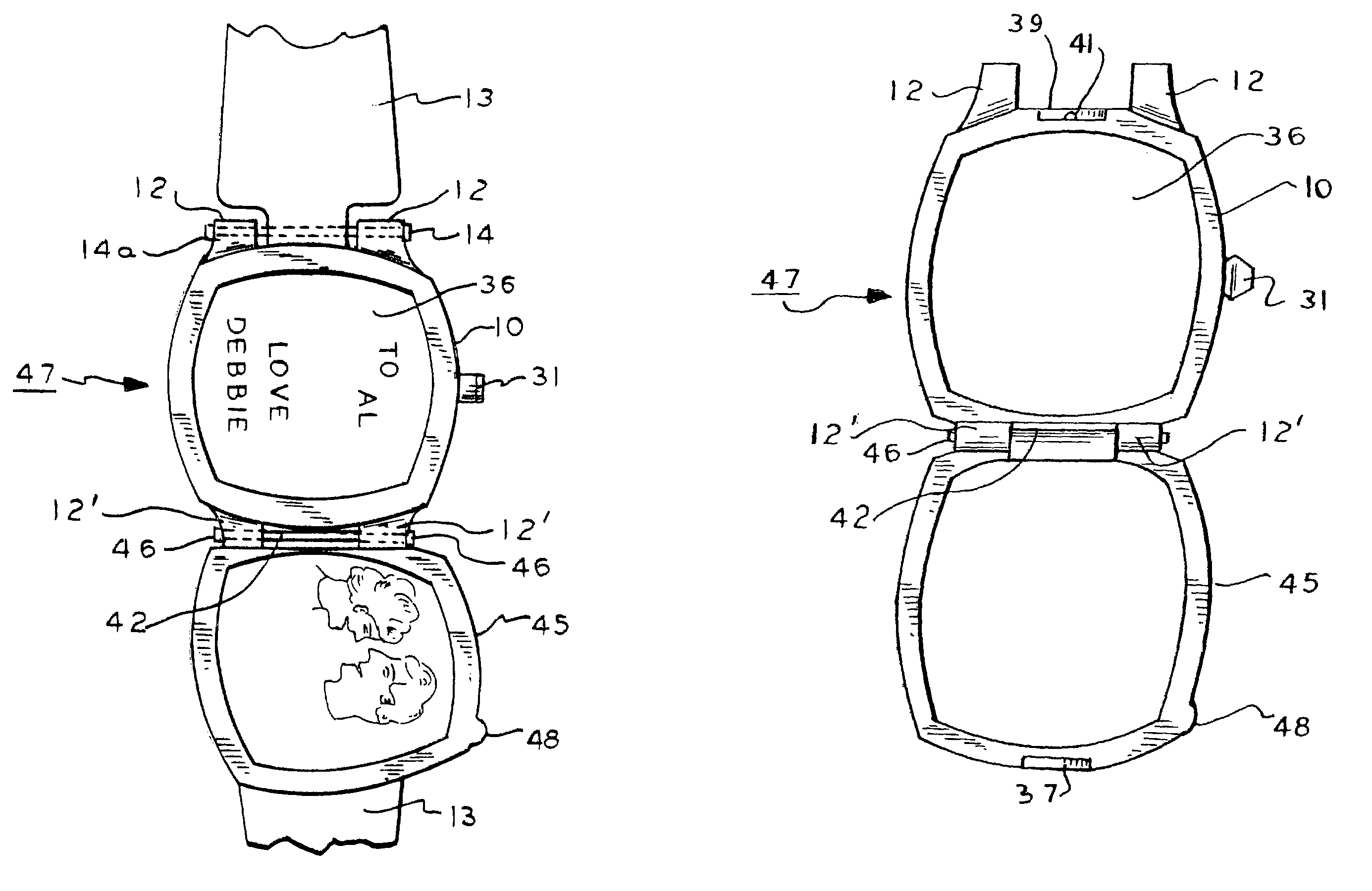 Apparatus for setting gems and providing hidden compartments in a timepiece